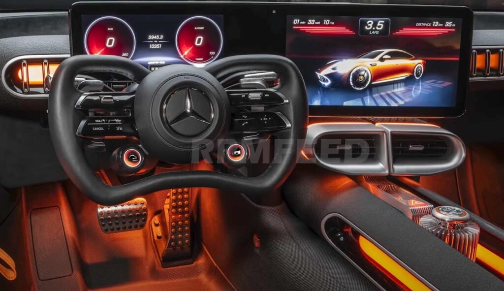 Mercedes-AMG GT XX Dashboard View