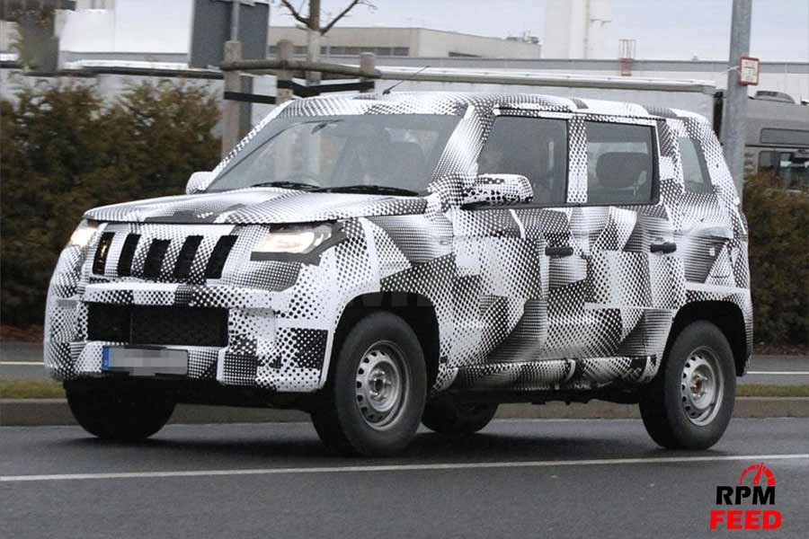 Next generation Mahindra Bolero spied