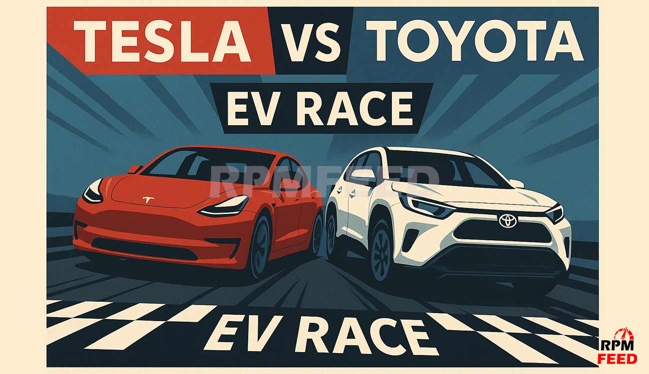 Tesla vs Toyota EV Race