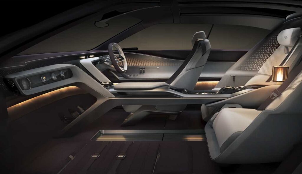 Interior Design of the Bentley EXP 15