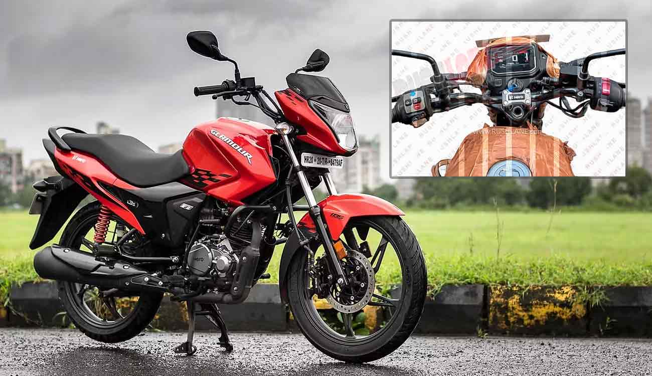 Hero Glamour spotted with cruise control