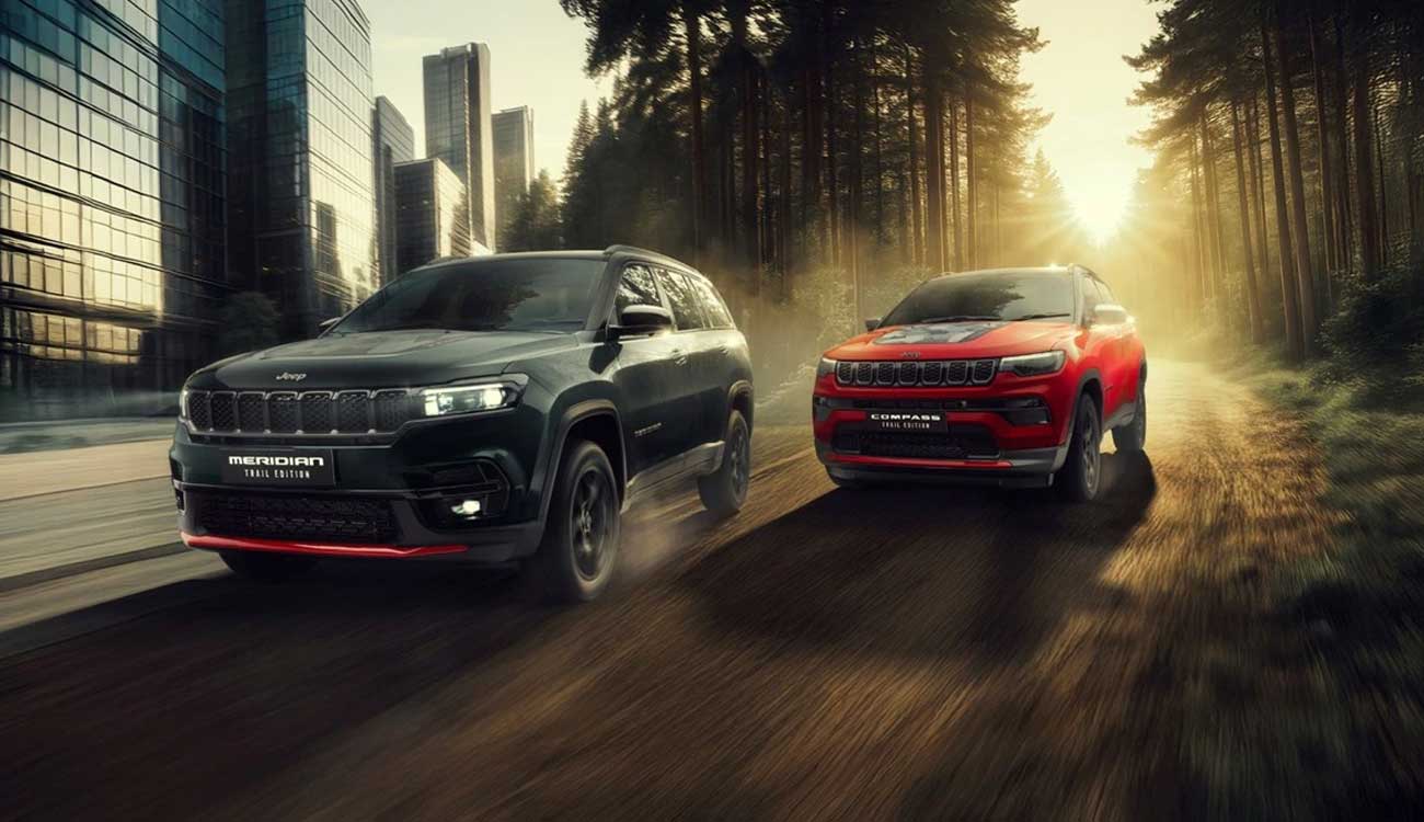 Jeep Compass & Meridian Trail Editions Launched – Starting at ₹25.41 Lakh