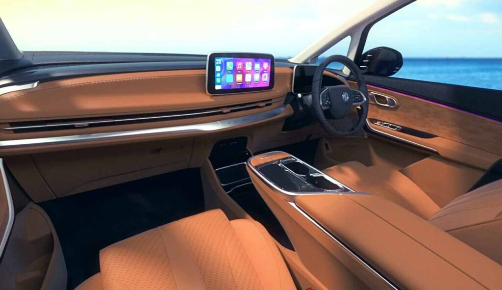 MG M9 Electric Luxury MPV Interior