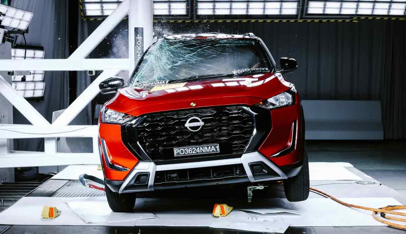 Nissan Magnite Earns 5-Star Safety Rating in Global NCAP Tests