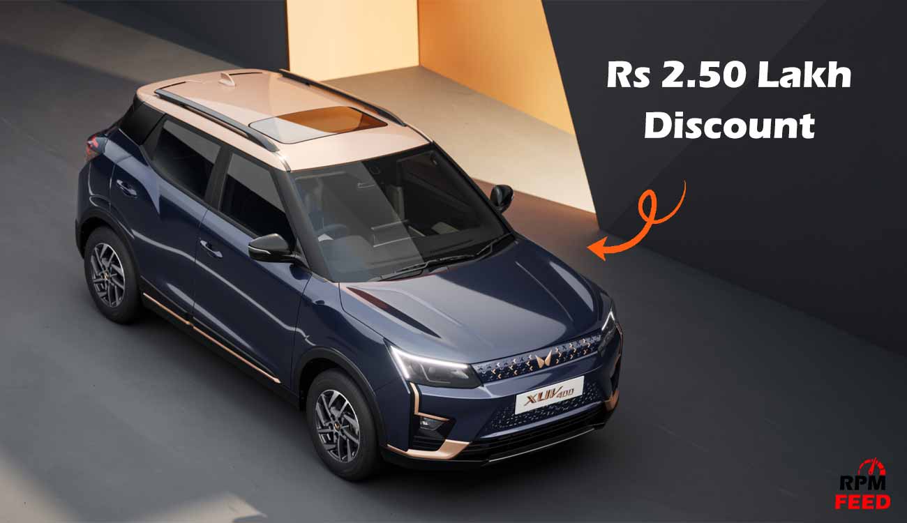 Massive Rs 2.50 Lakh Discount on the Powerful Mahindra XUV400