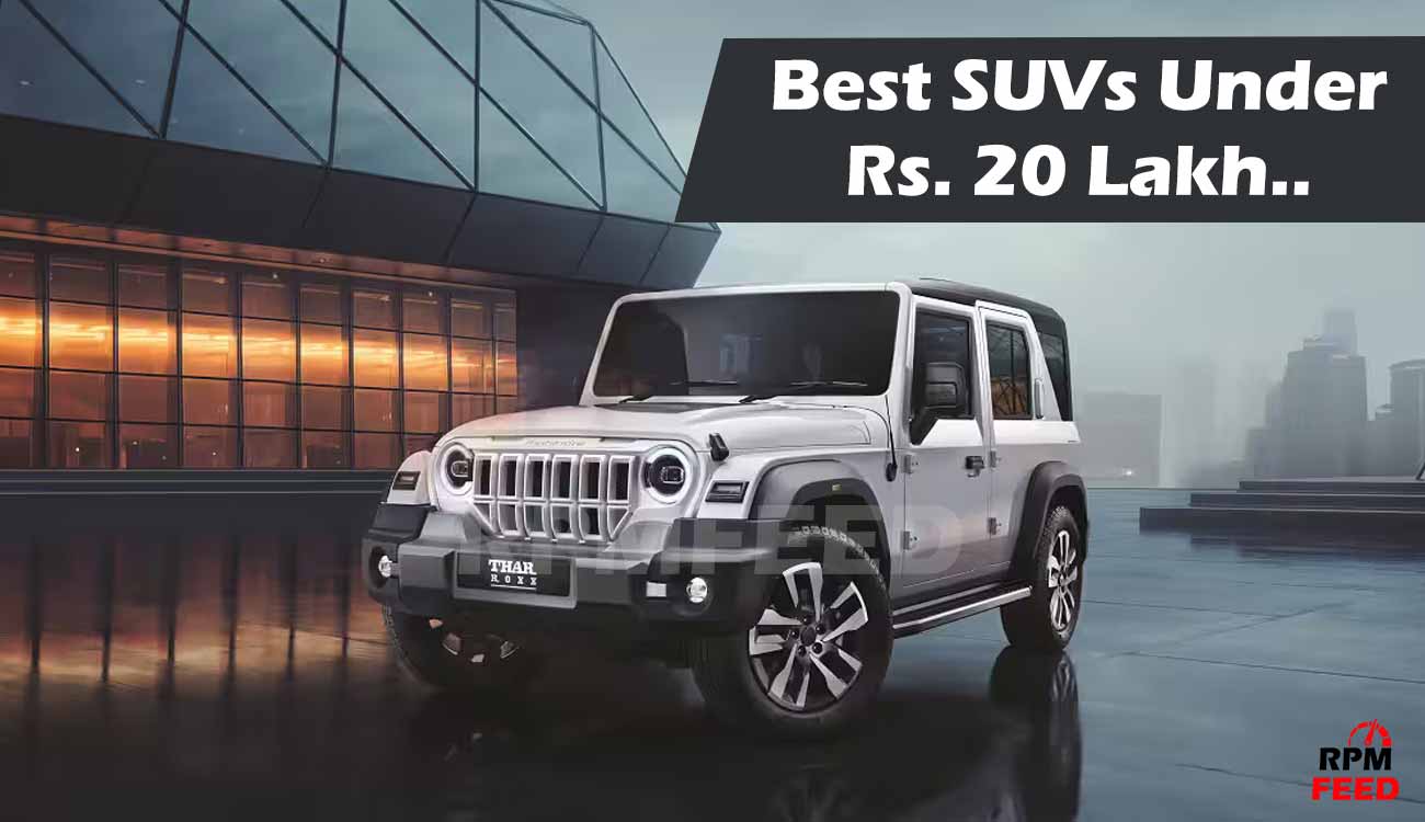 Top 7 Four-Wheel Drive SUVs Under Rs. 20 Lakh in India