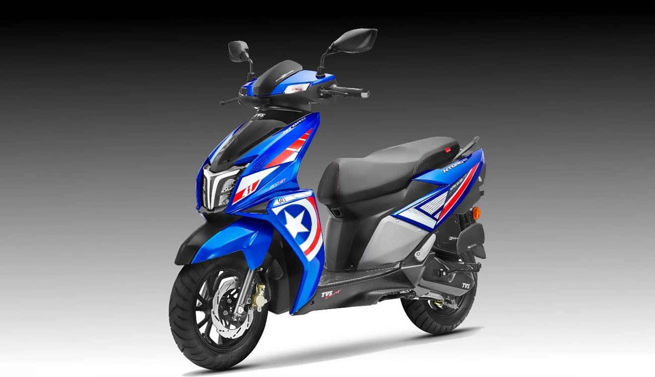 TVS Ntorq 125 Captain America Edition Launched – Price, Features, & Details