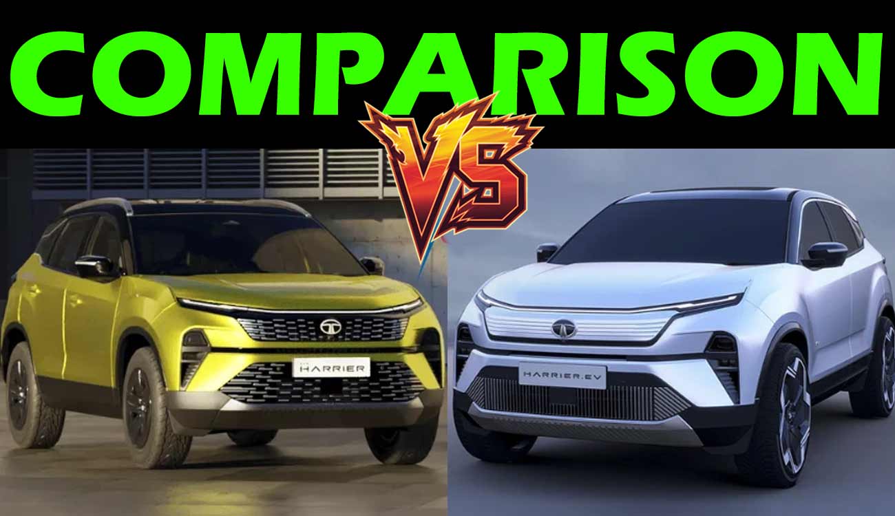Tata Harrier.ev vs Harrier Diesel