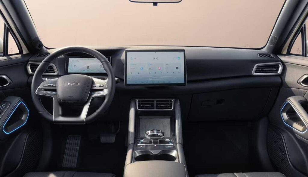 BYD Atto 2 Electric SUV interior