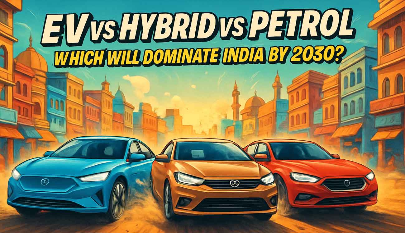 EV vs Hybrid vs Petrol: Which Car Will Dominate India by 2030?