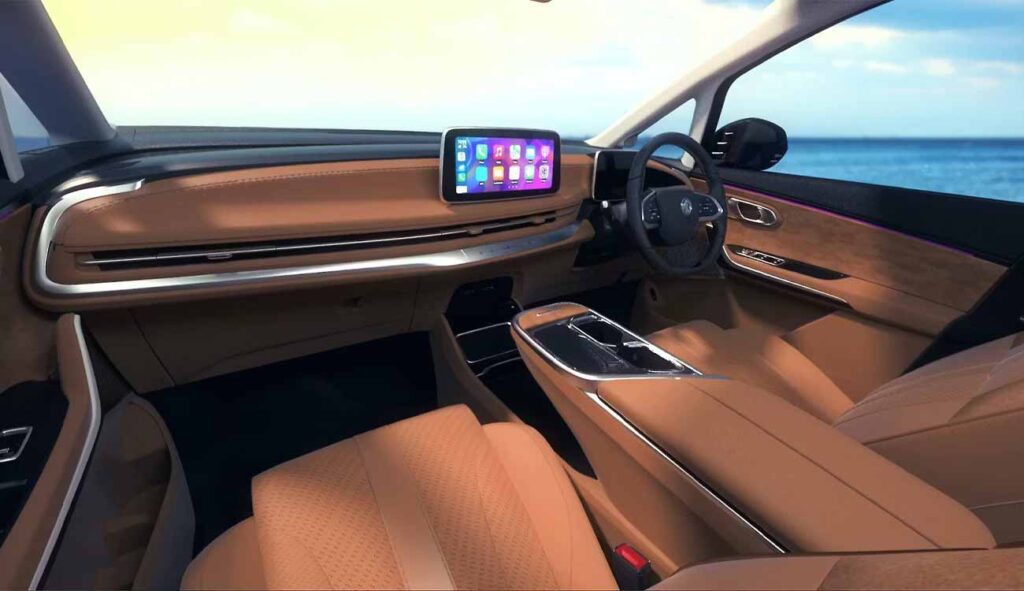 MG M9 Dashboard