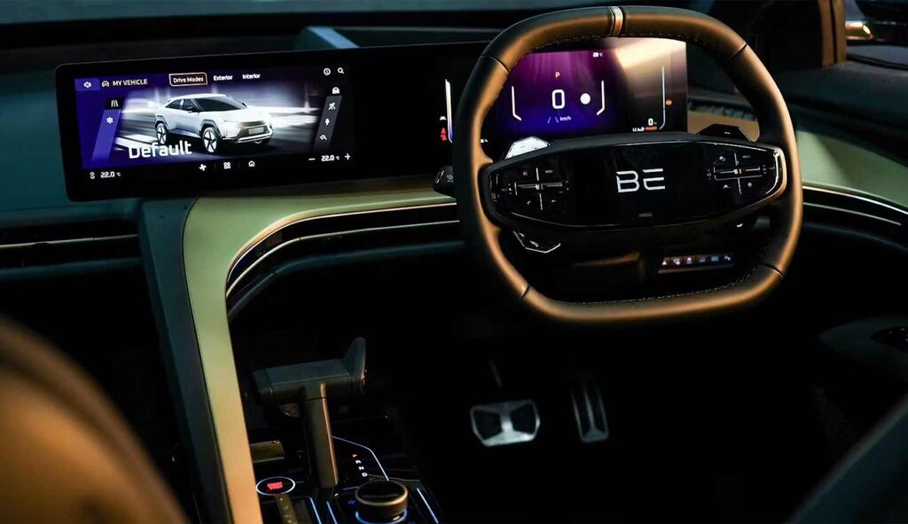 Mahindra BE6 Batman Edition Interior