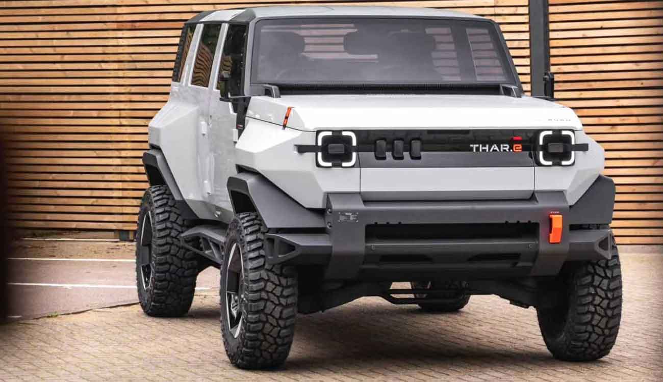 Mahindra Thar EV-Based Vision T Concept To Be Unveiled Tomorrow in Mumbai