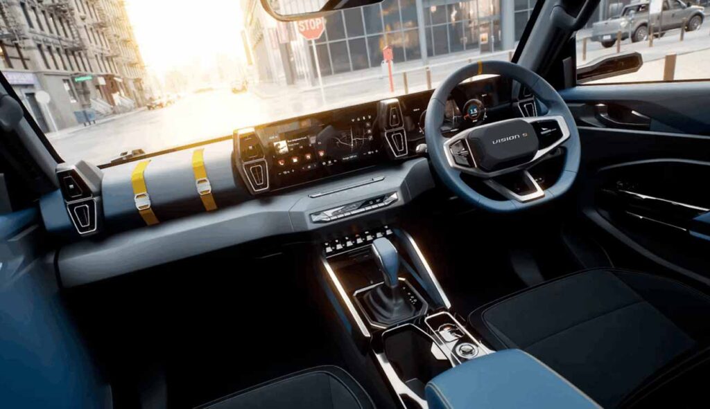 Mahindra's Defender-Inspired SUV Inside cabin