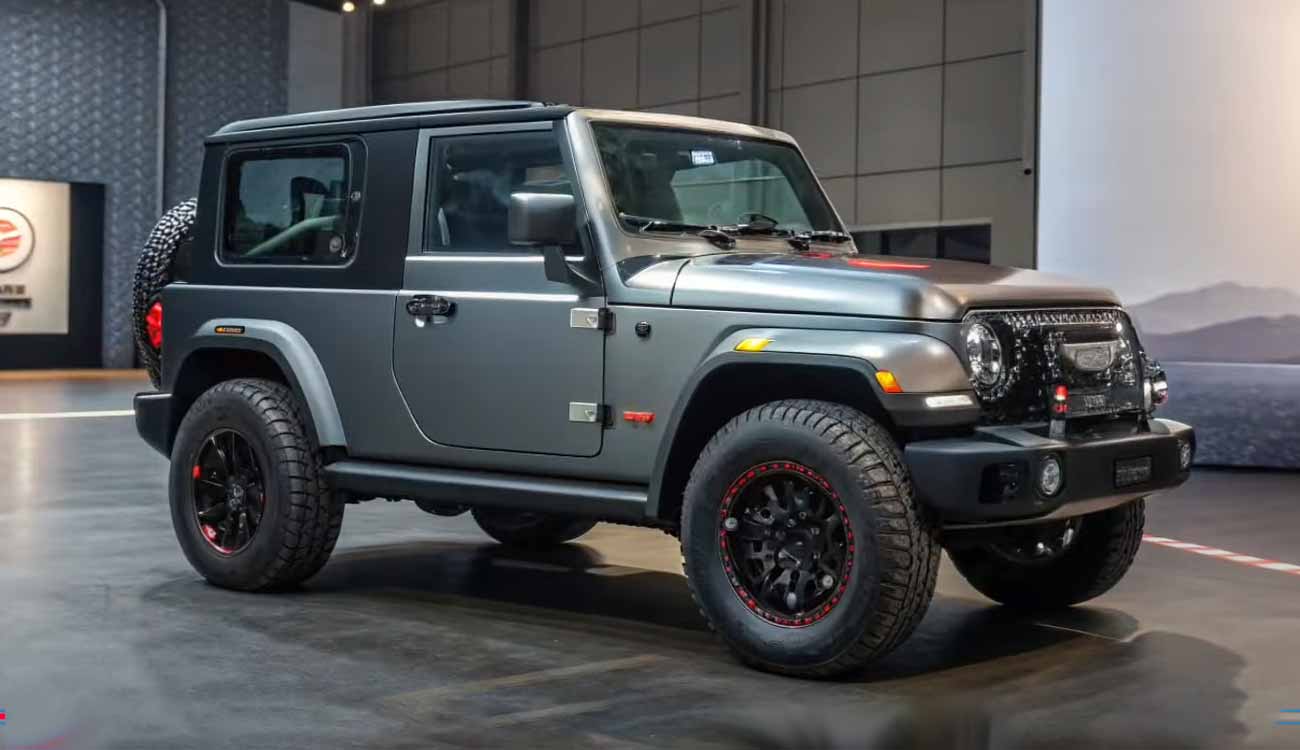 New 3-Door Mahindra Thar Facelift Launch Date & Features Revealed