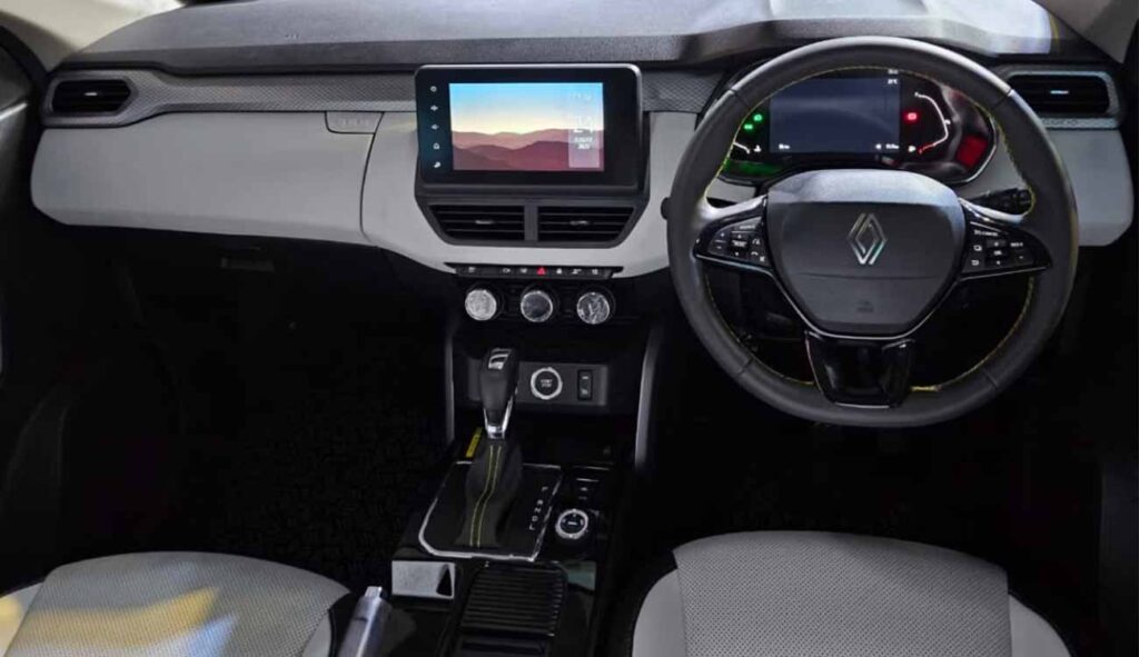 renault kiger facelift cabin