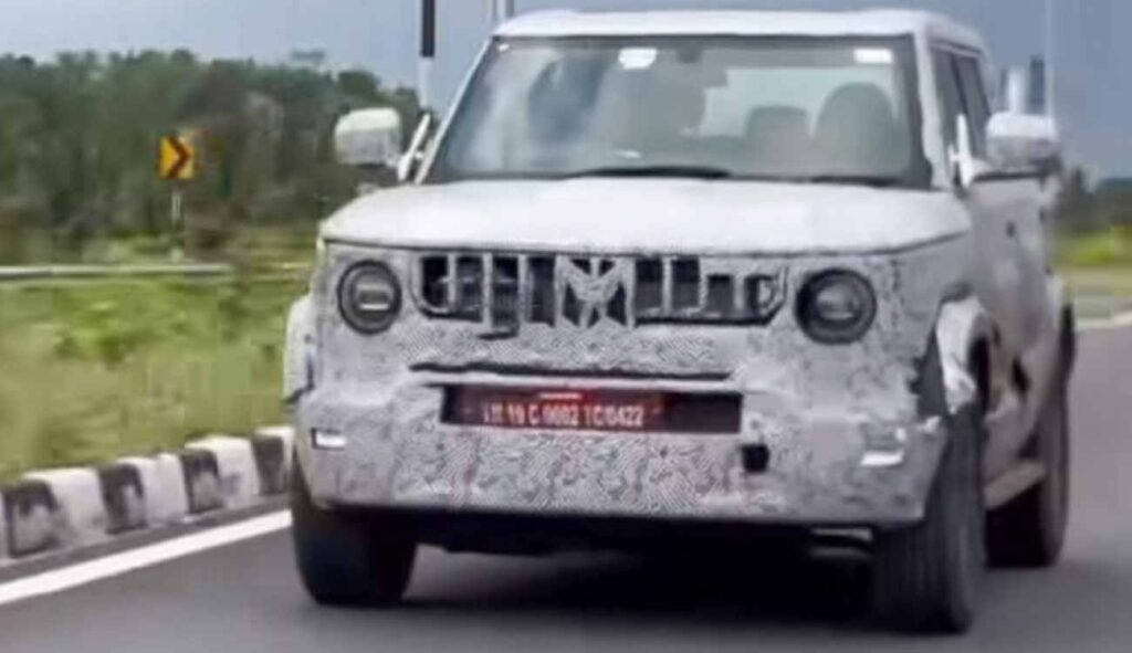 Mahindra Vision S SUV Spied. Scorpio Lite?