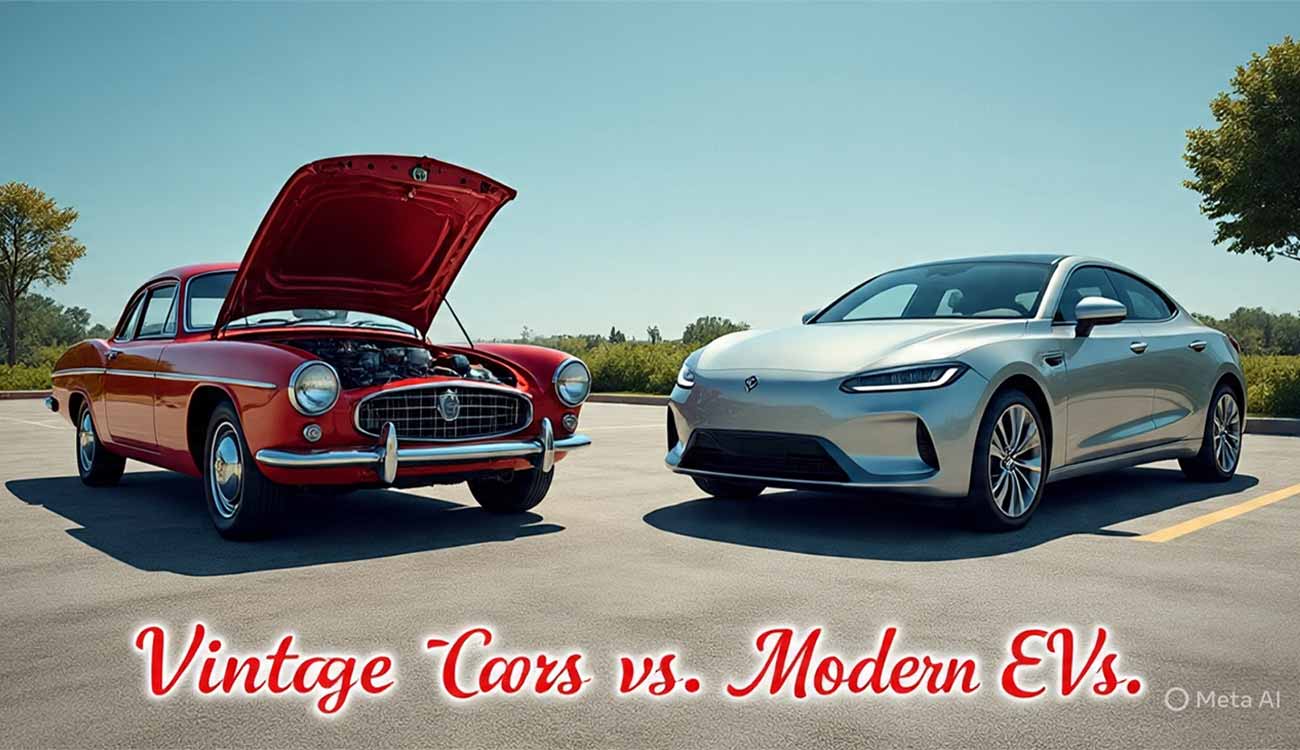 Vintage Cars vs. Modern EVs