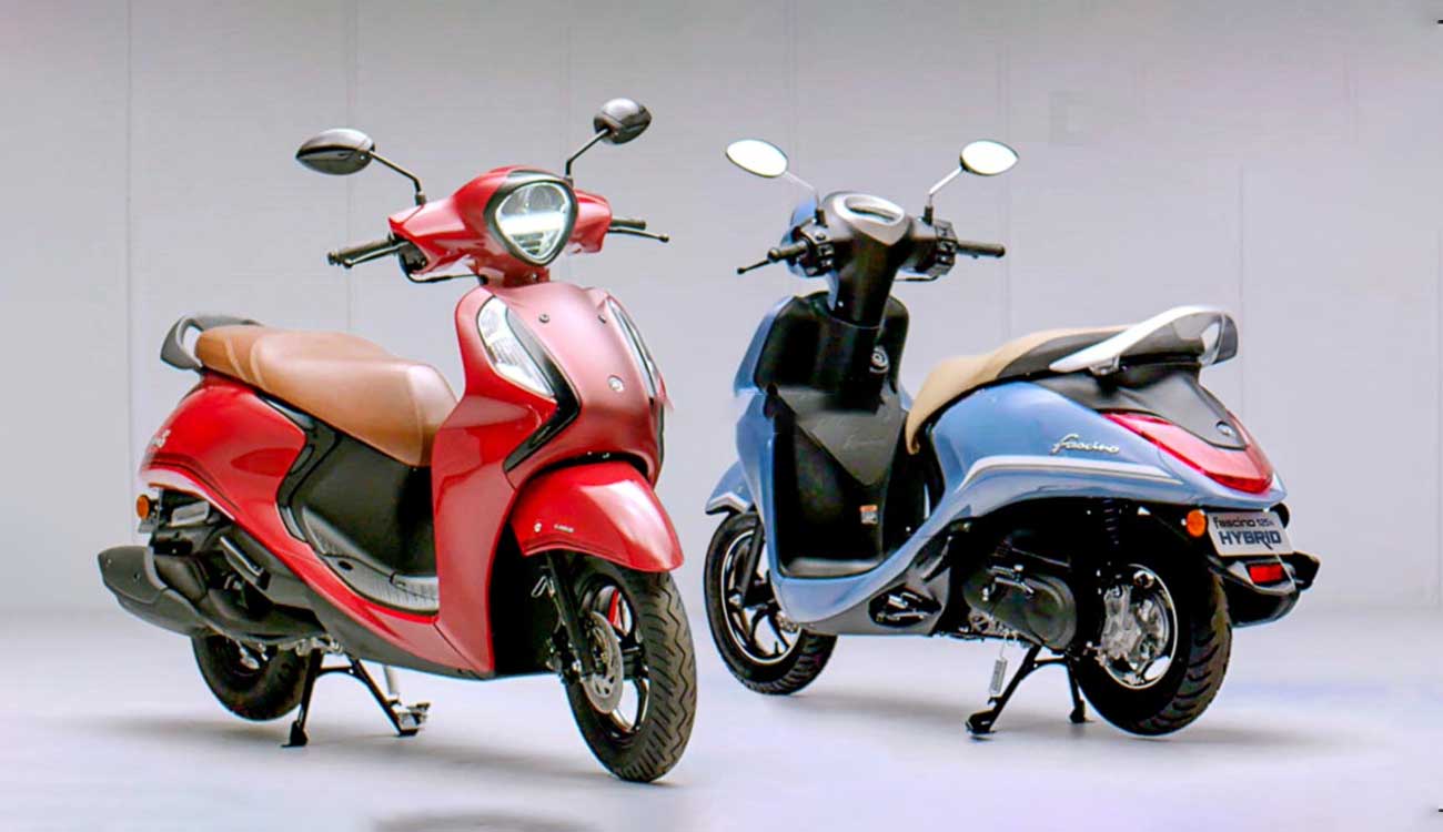 Yamaha Fascino & RayZR 125 Hybrid Scooters Launched