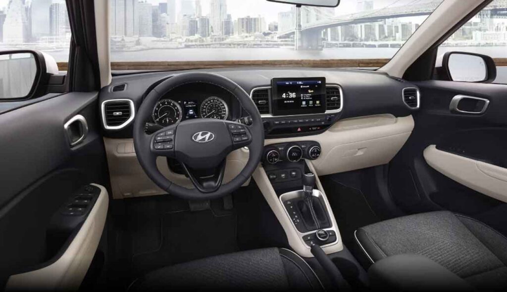 new hyundai venue interior
