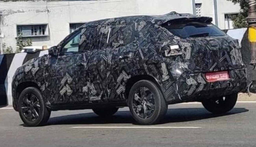 renault kiger facelift testing