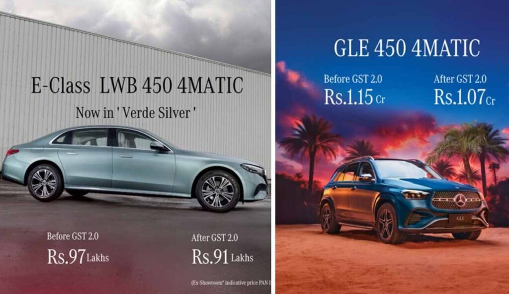 Mercedes-Benz E-Class LWB and GLE New Prices