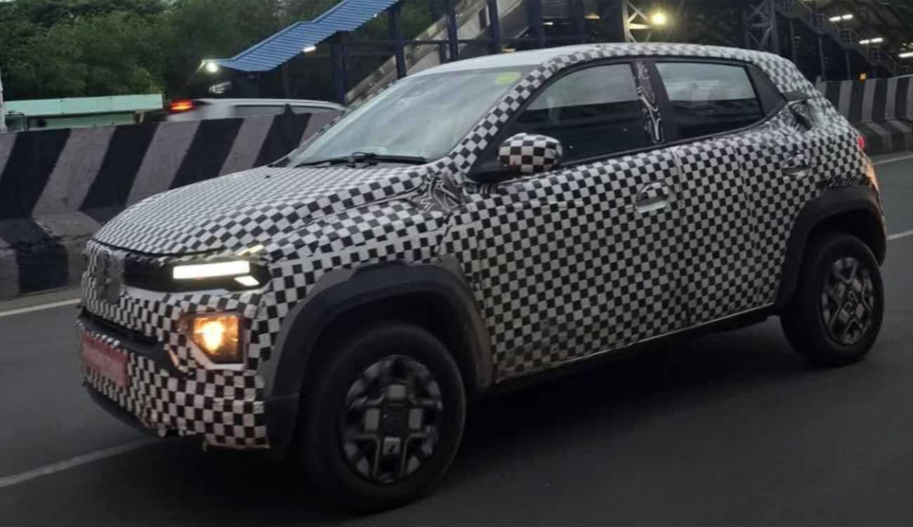 Renault Kwid EV Spied Testing