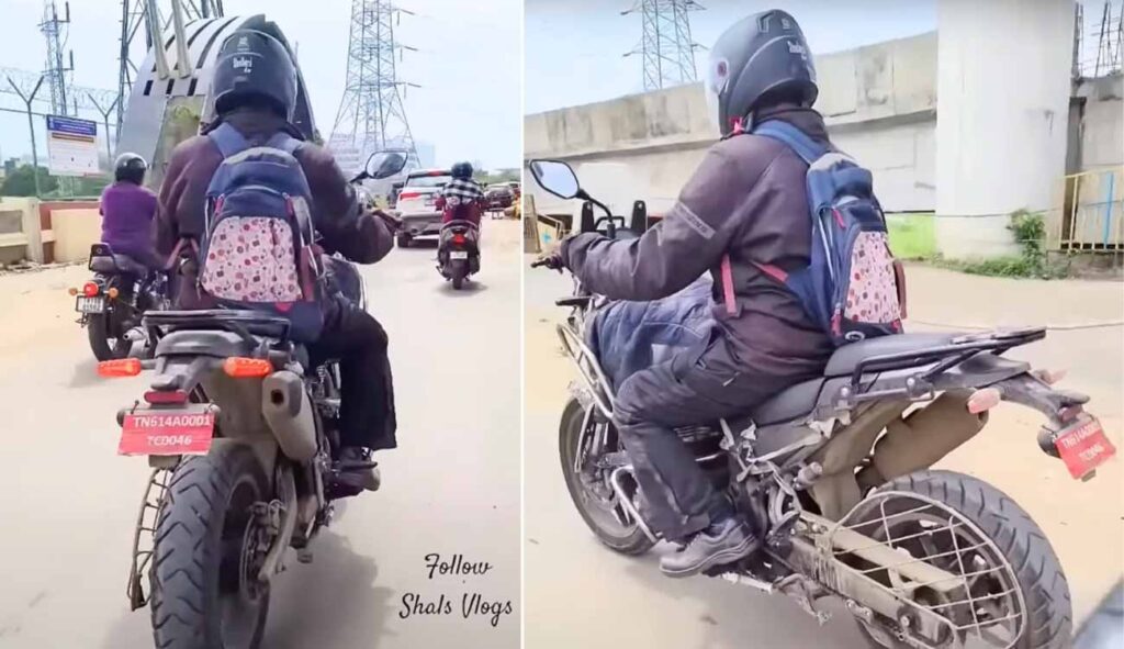 royal Enfield Himalayan 750 testing