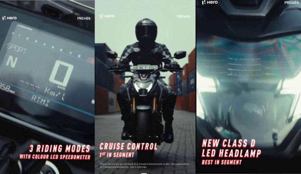 Hero Xtreme 160R 4V Features