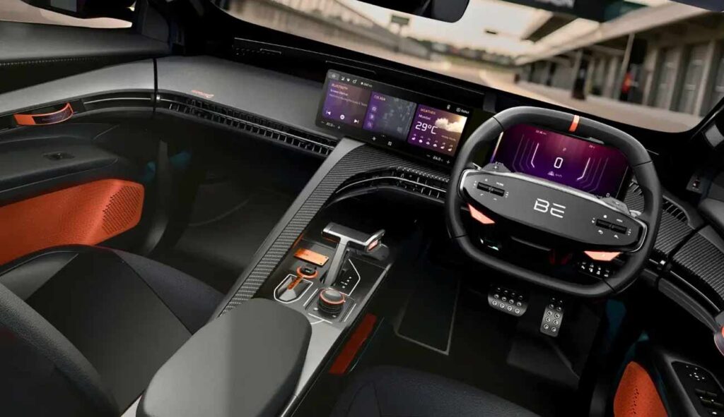 Mahindra BE 6 Formula E Edition cabin
