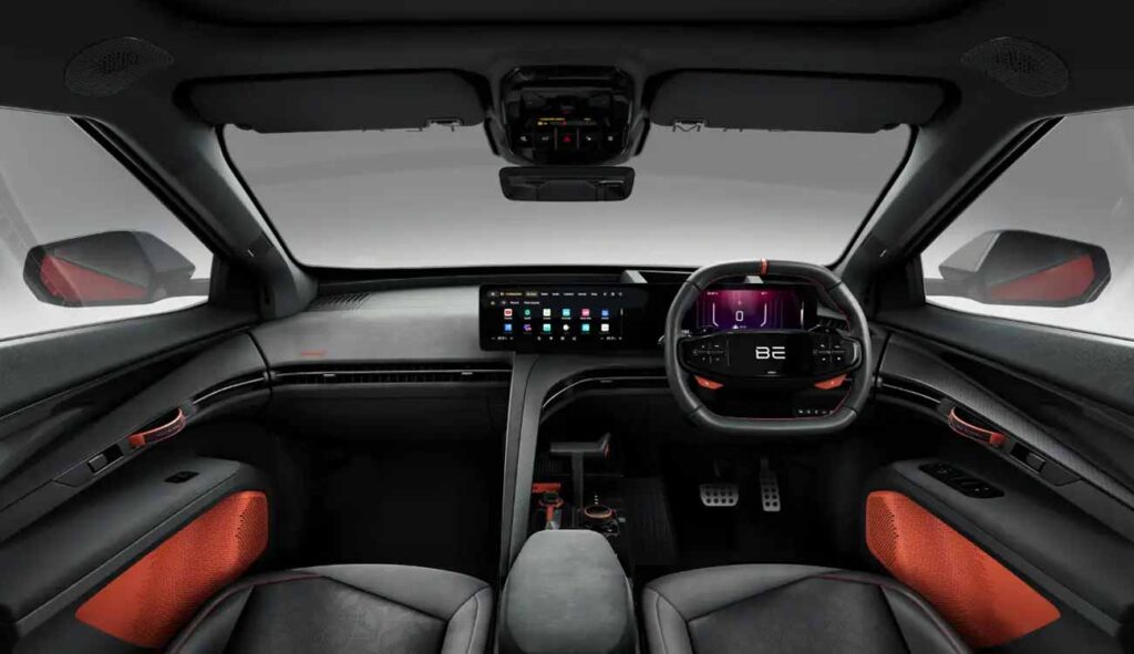 Mahindra BE 6 Formula E Edition interior