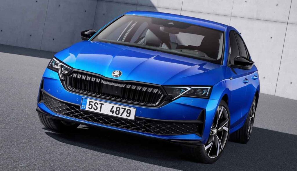 The 2025 Skoda Octavia RS in speed