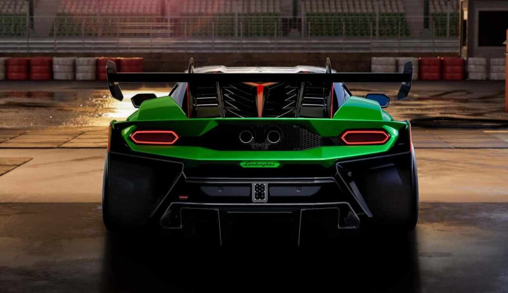 lamborghini temerario super trofeo back