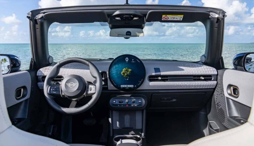 new mini cooper convertible cabin