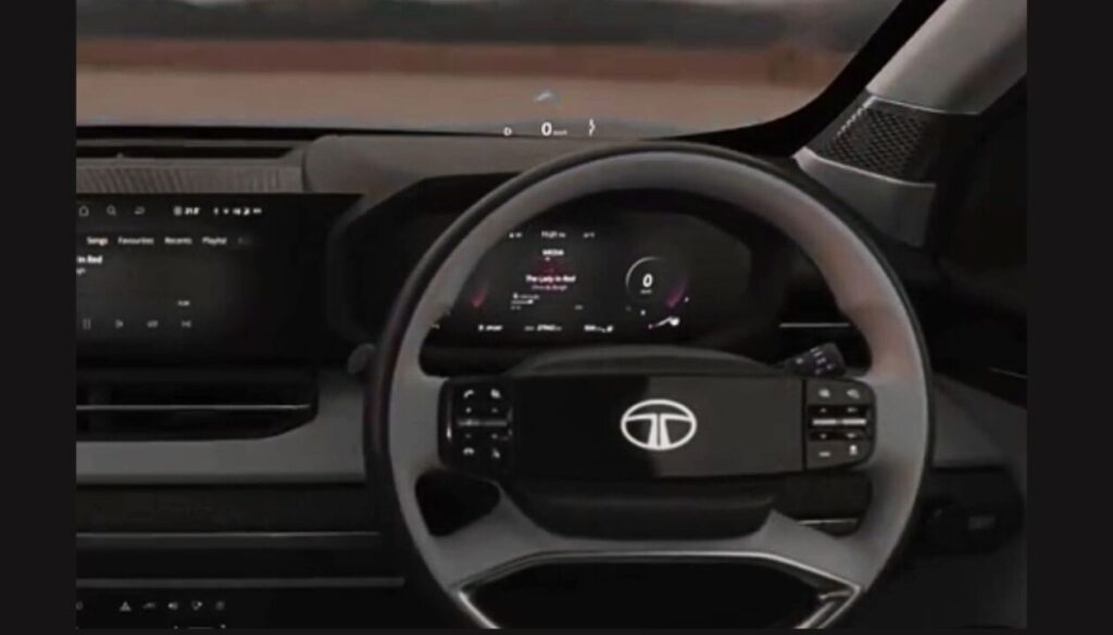 tata sierra new mid variant dual screen hud