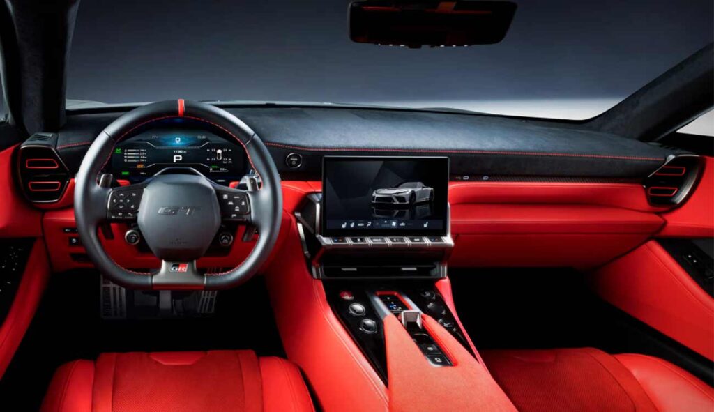 Toyota GR GT Hybrid V8 Supercar Cabin