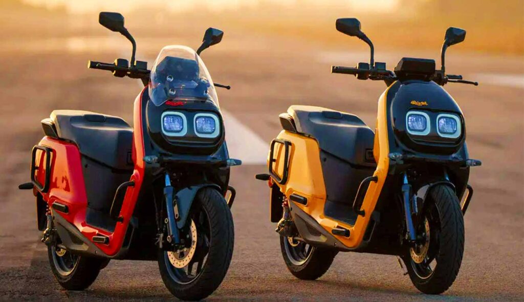 river indie electric scooter side view